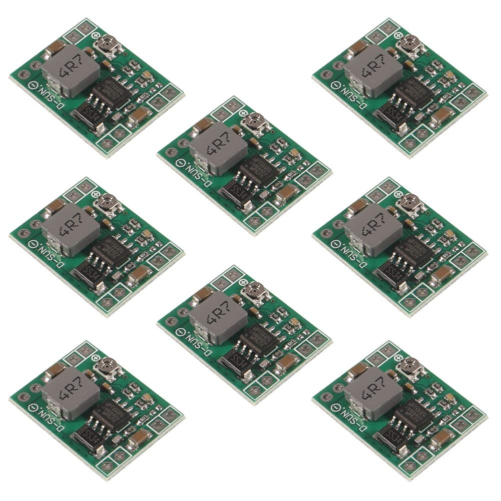 Mini MP1584EN DC-DC Buck Converter Adjustable 24V to 12V 9V 5V 3V 8 Pack