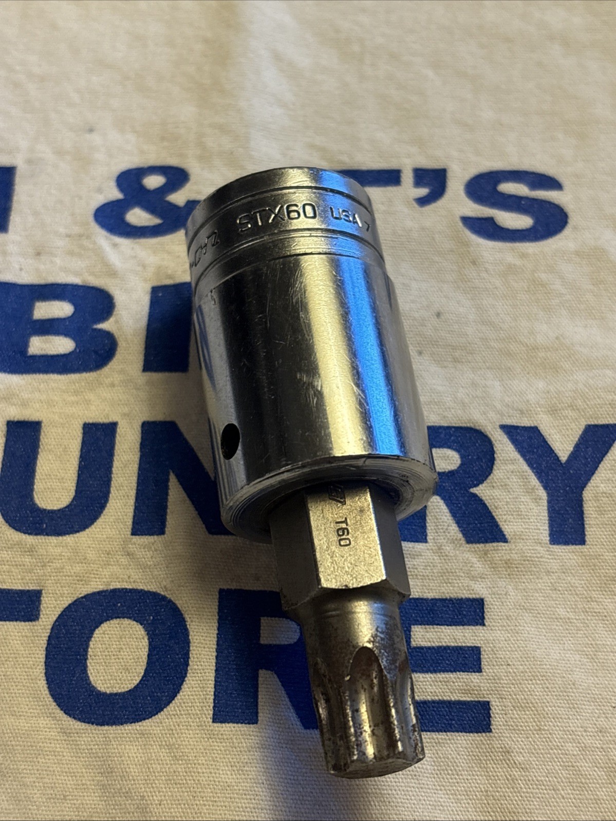 1987 Snap-on Tools USA 1/2″ Drive T60 Standard Bit Socket Driver STX60