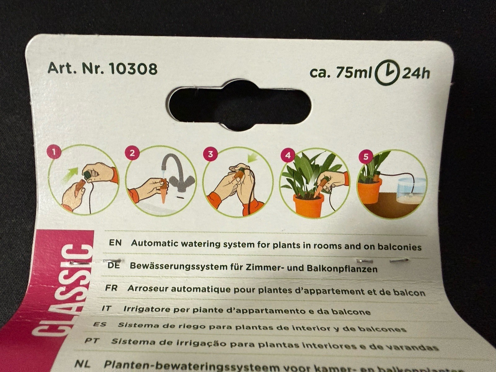 Blumat Classic Self-Watering Stakes 10308 Automatic Plant Watering System 3-Pack