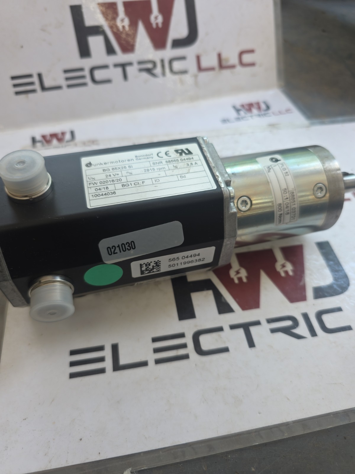 Dunkermotoren BG65x25SI, 24V Servo,PGL52I Planetary Gearbox, Dynaric X33651