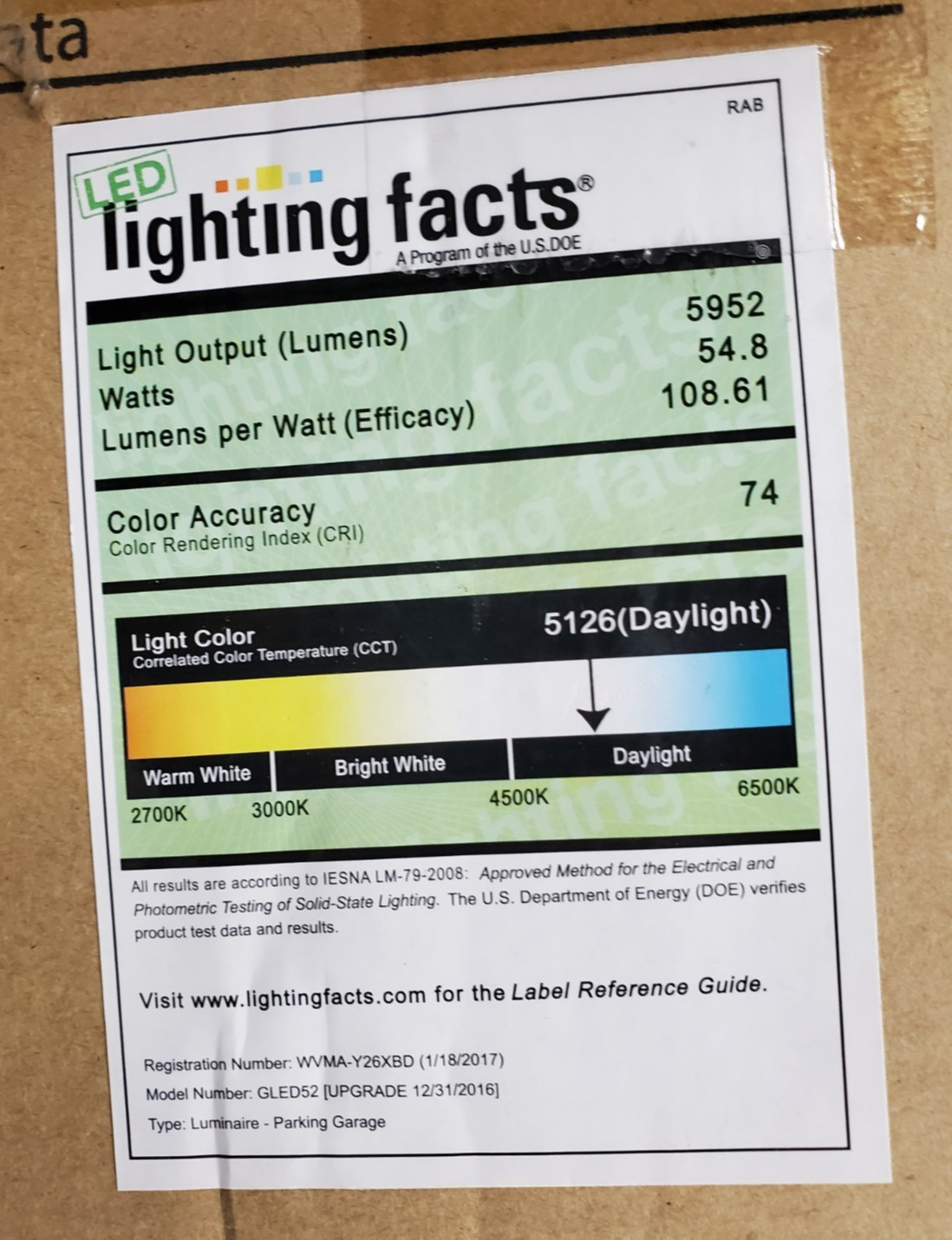 Used LED Chip’s! Removed From High Power RAB Garage Fixture. Please Read!