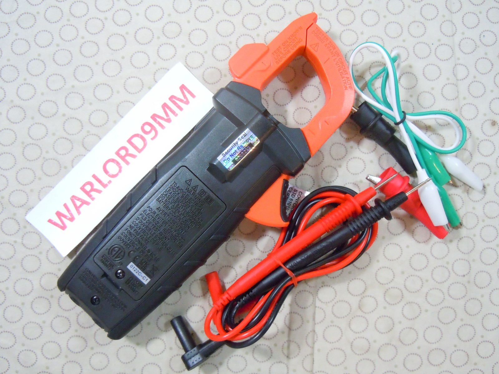 KLEIN TOOLS CL800 TRMS CLAMP METER WITH ACCESSORIES – 0208259.