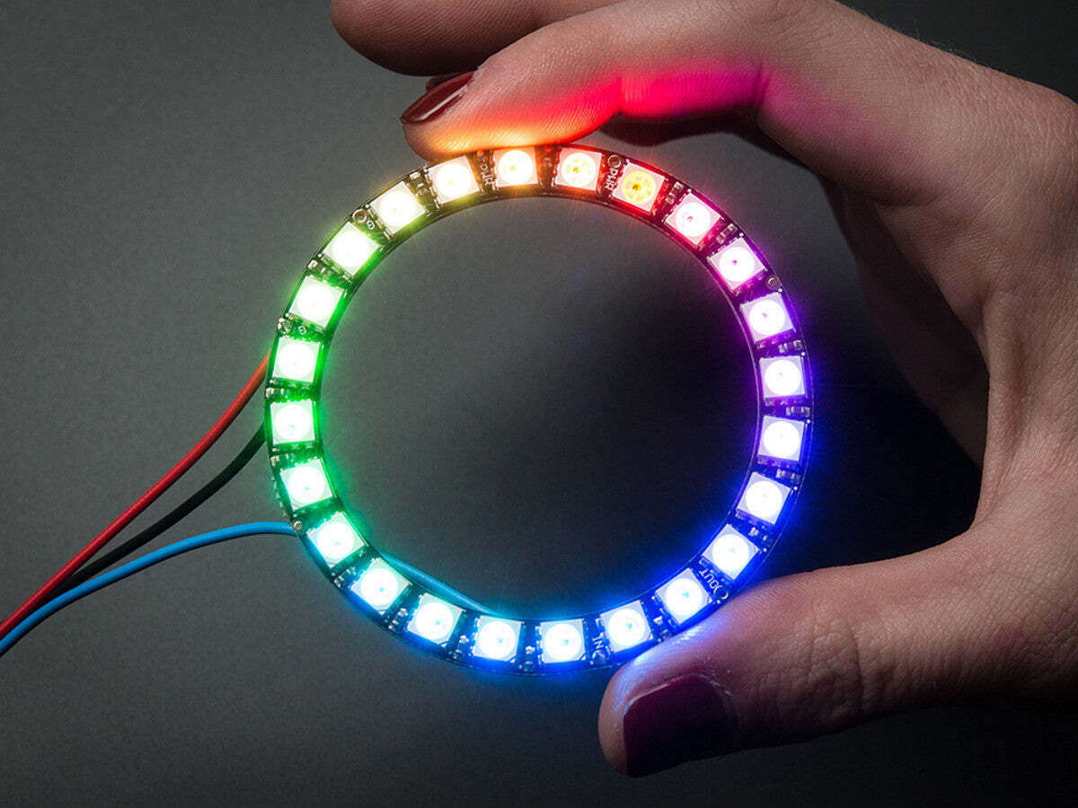 Adafruit NeoPixel Ring – Multiple Sizes