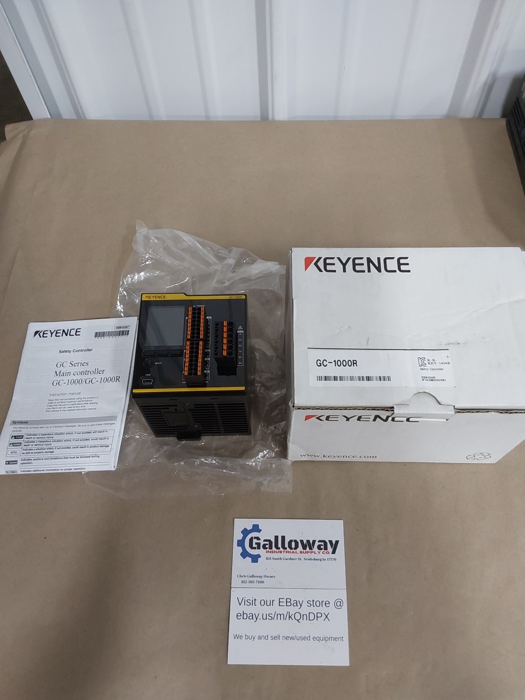 Keyence GC-1000R Safety Main Controller Relay Output