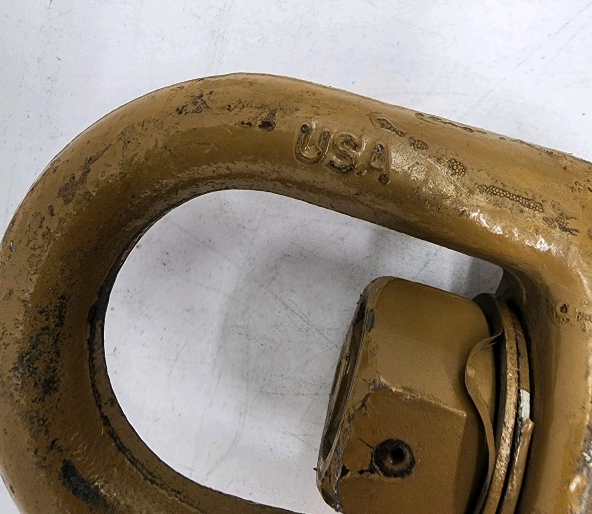 Crosby 5YB 4.5 Ton Swivel Eye Hoist Hook w/Latch Forged USA WLL 4.5T