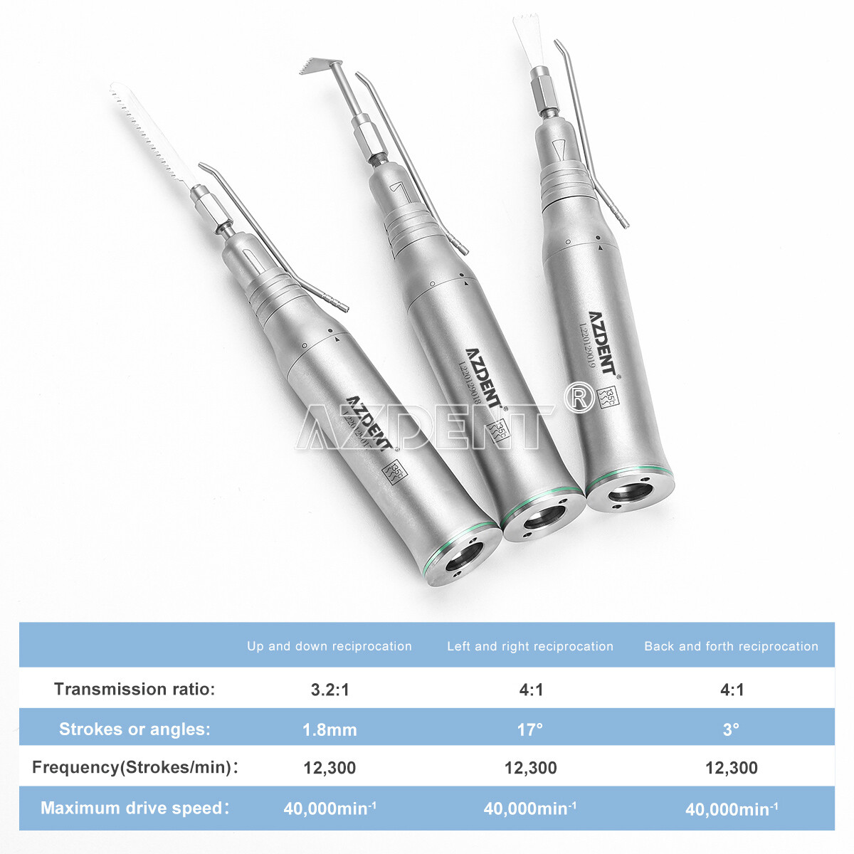 AZDENT Dental Brushless Electric LED Micro Motor /Micro Saw Surgical Handpiece