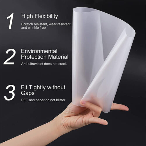 3 Mil Clear Thermal Laminating Pouches Letter 9″x11.5″ Size Laminator Sheets US