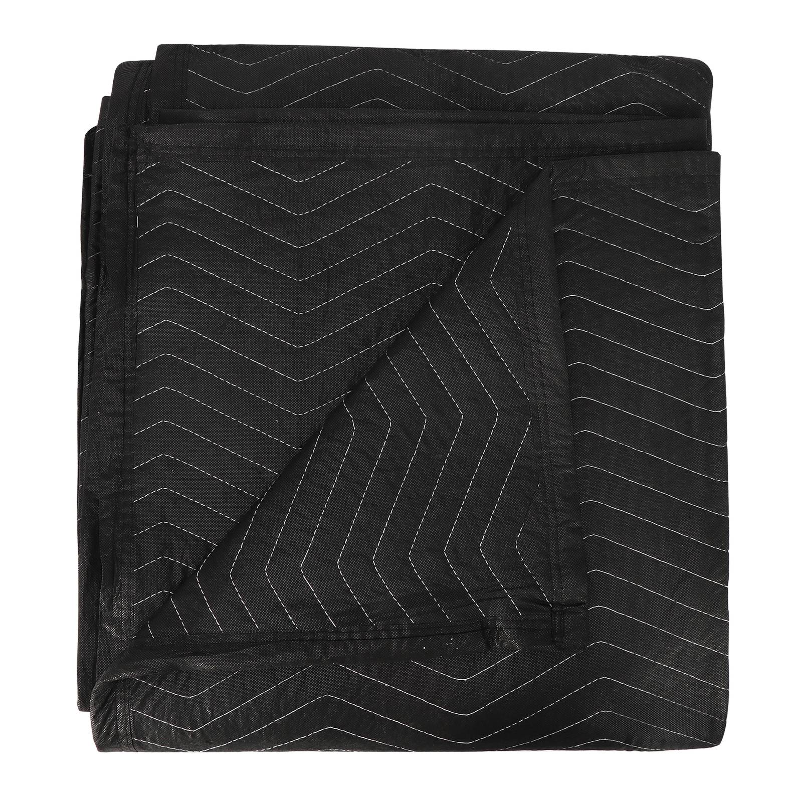 24 Pack Moving Blankets 80″ x 72″ Pro Economy Shipping Furniture Pads Black