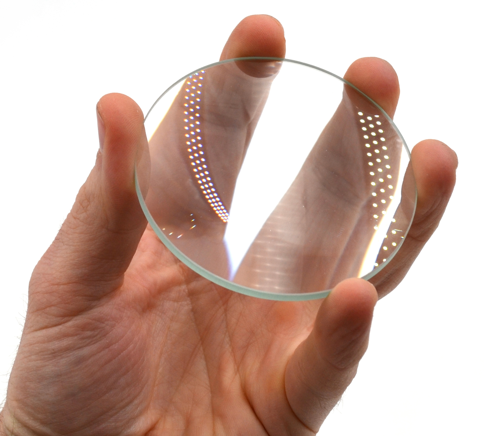 Double Convex Lens, 200mm Focal Length, 3″ (75mm) Diameter – Eisco Labs