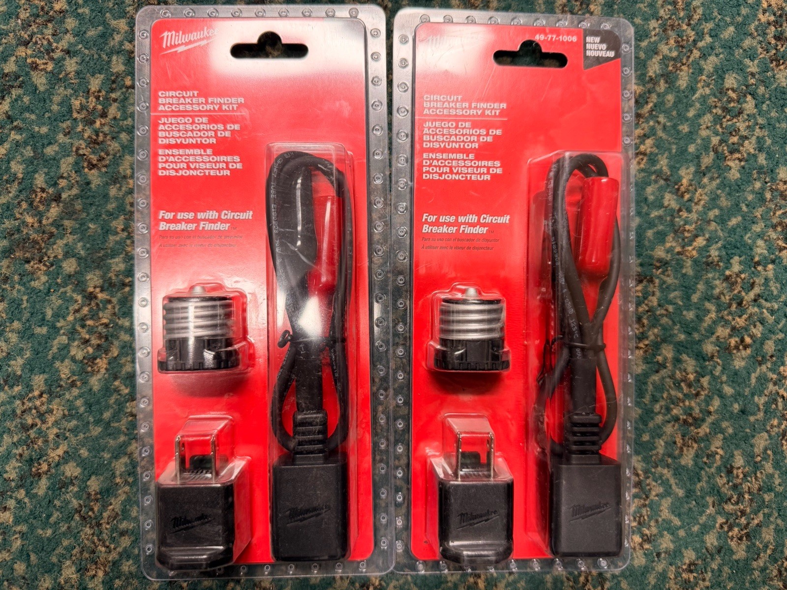 Milwaukee 49-77-1006 Circuit Breaker Finder Accessory Kit 2 PACK New Sealed