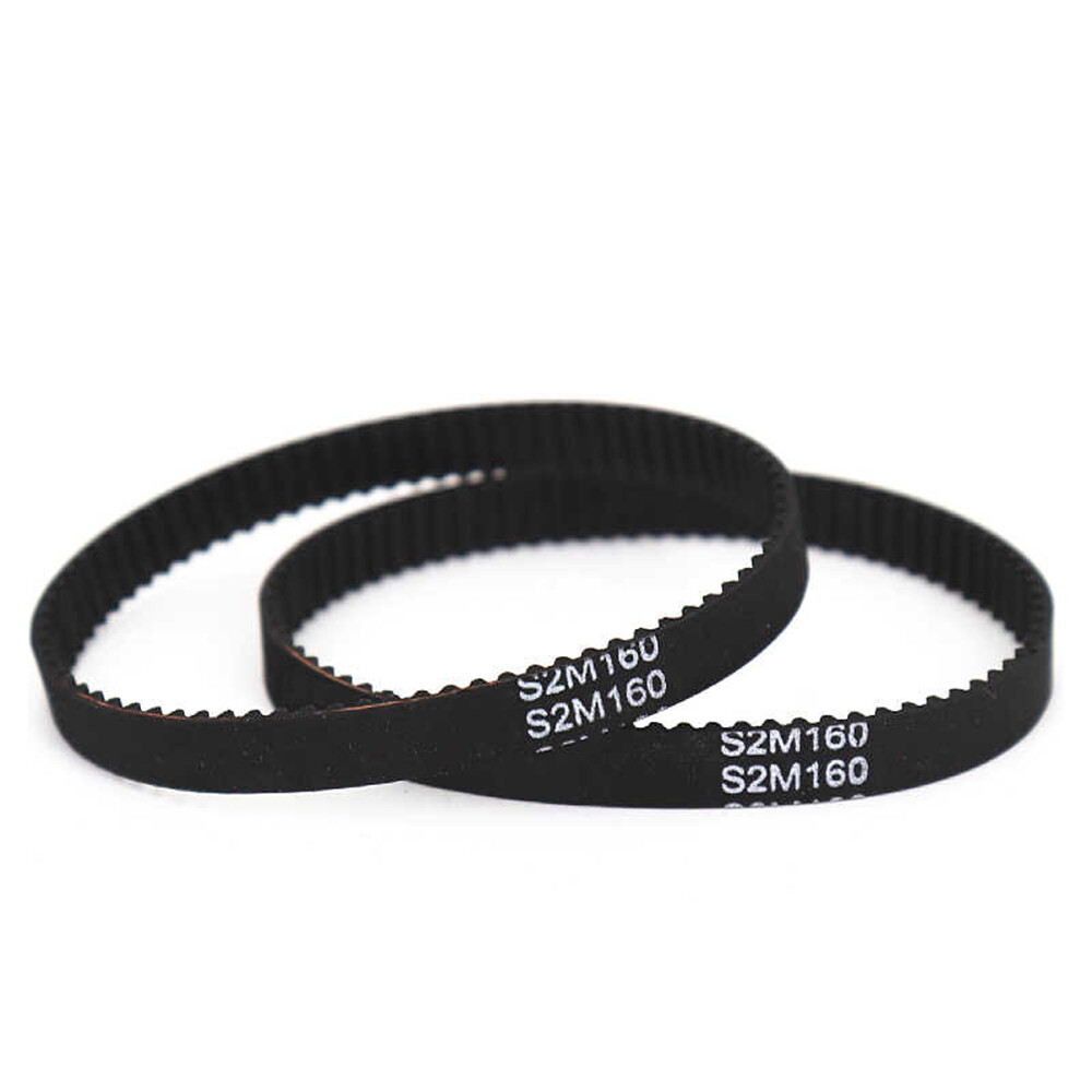 STD S2M Timing Belt Arc Teeth Pitch2mm Width3mm~20mm Rubber Drive Belt 116~164mm
