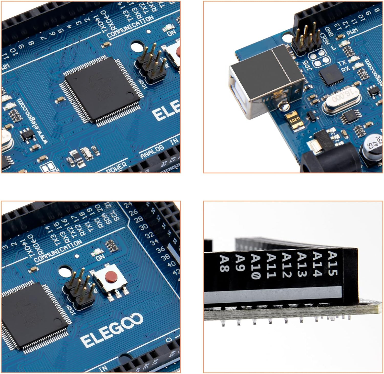 MEGA R3 Board Atmega 2560 + USB Cable Compatible with Arduino IDE Projects Rohs