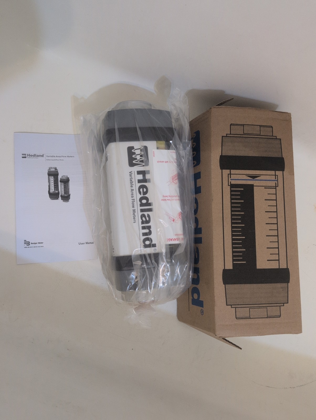 Badger Meter / Hedland H800A-075-RF – 75 GPM Hydraulic Flow Meter NEW Msrp 1000