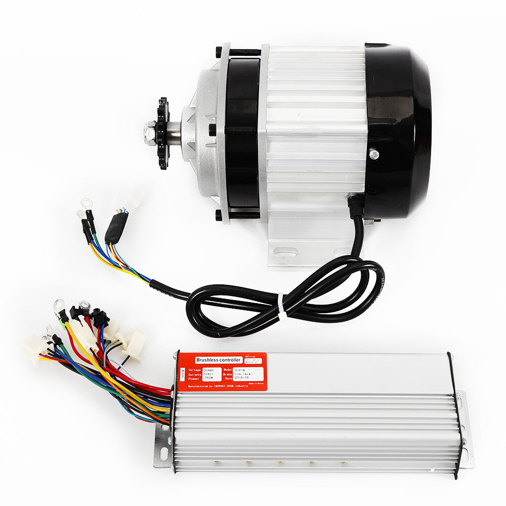 48V Electric Scooter Motor Brushless Motor For Go Kart Gear Reduction ATV 750W