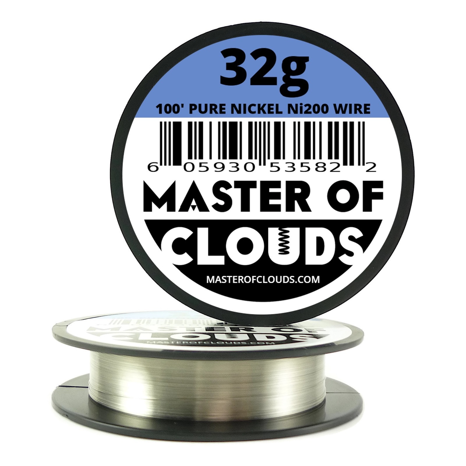 Ni200 – 100 ft 32 Gauge AWG Pure Nickel 200 Non Resistance Wire 0.20mm 32g 100′