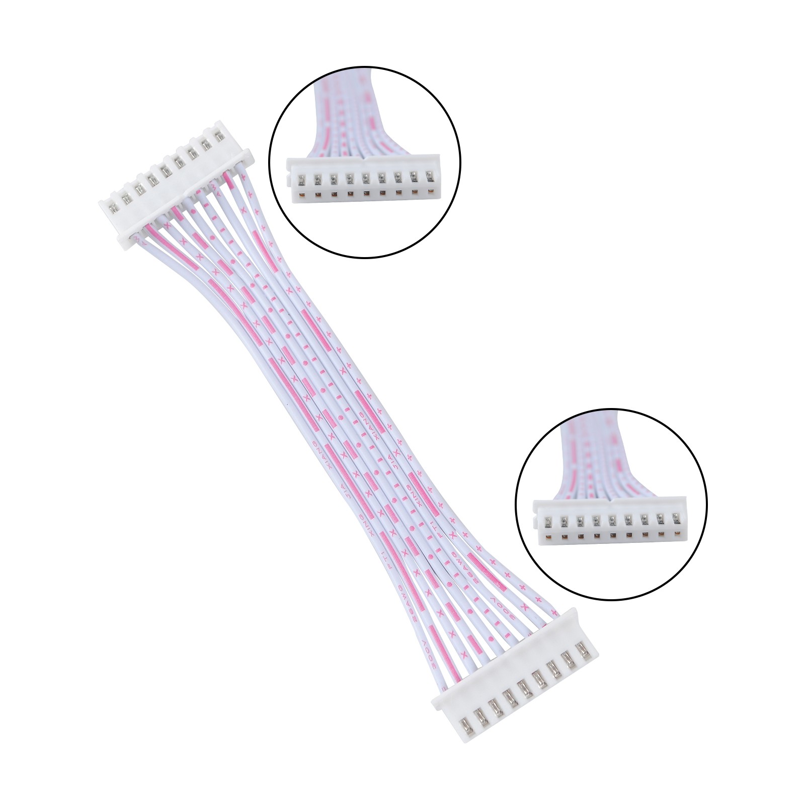 2PCS JST XH2.54mm 9 pin Female Plug Sockets Wire Cable Connector 10CM/20CM/30CM