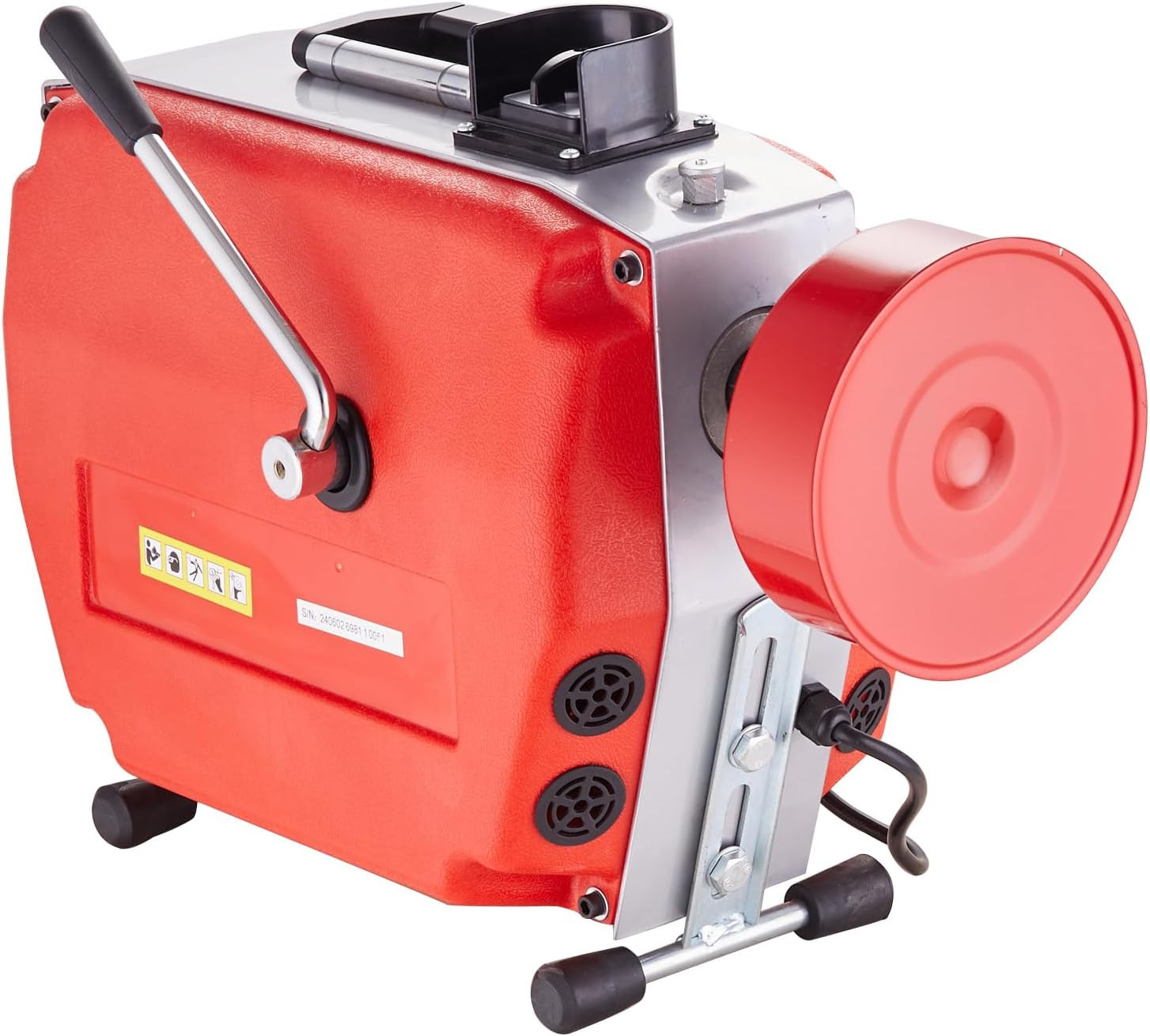 VEVOR 120FT X 7/8 Inch Drain Cleaner Machine, 420W Electric Sewer Snake Auger Ma