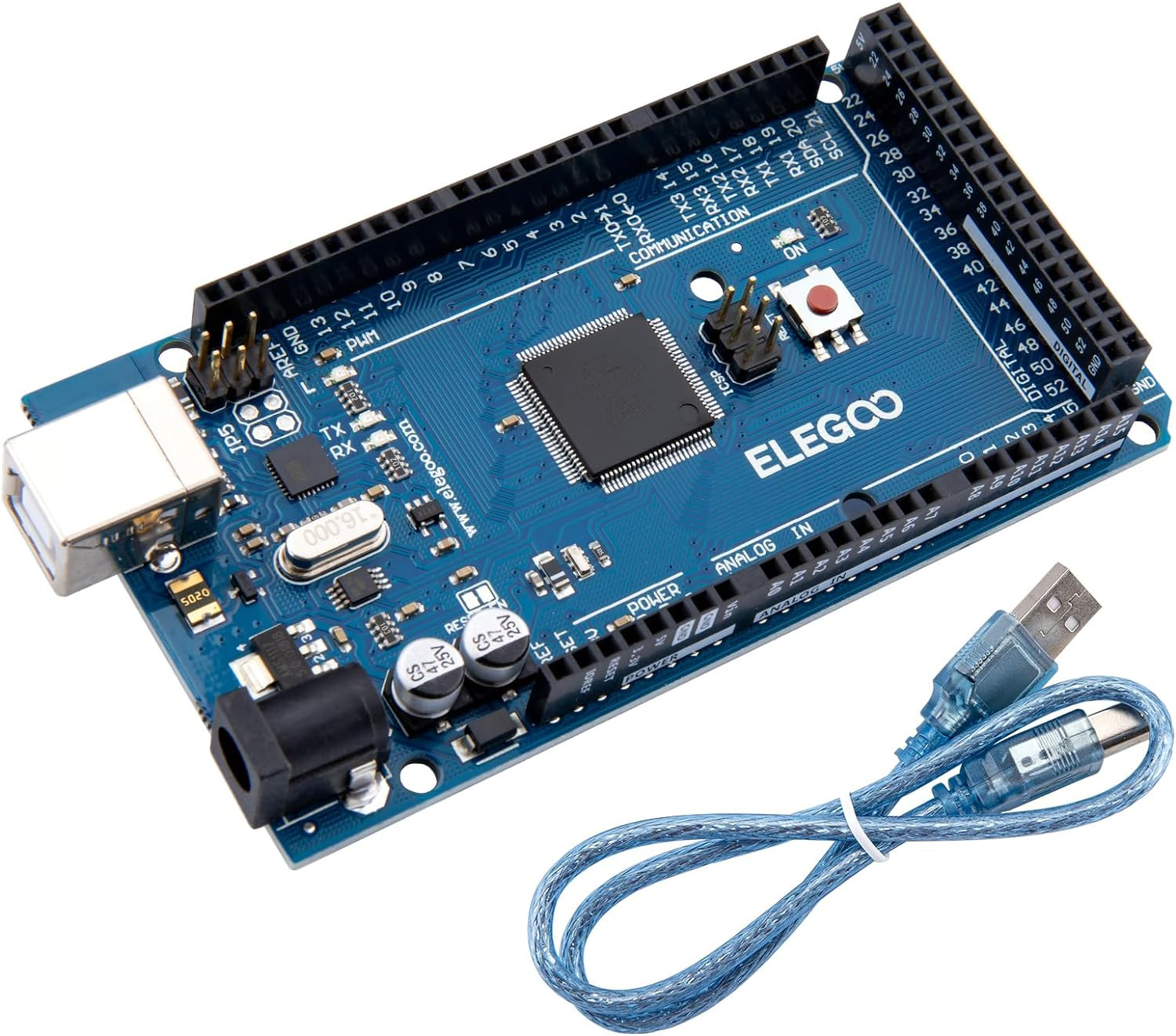 MEGA R3 Board Atmega 2560 + USB Cable Compatible with Arduino IDE Projects Rohs