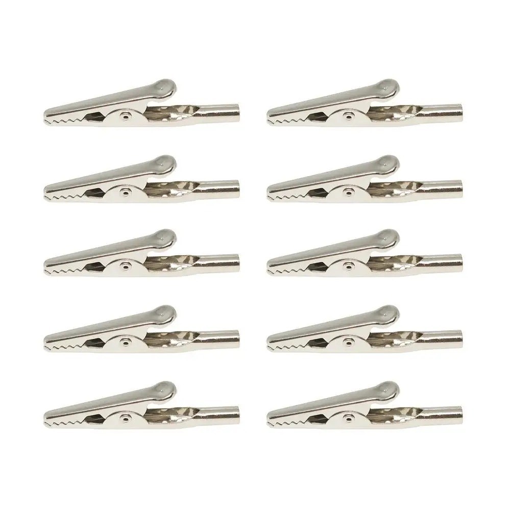 10/20/50Pcs 51mm Stainless Steel Alligator Clips