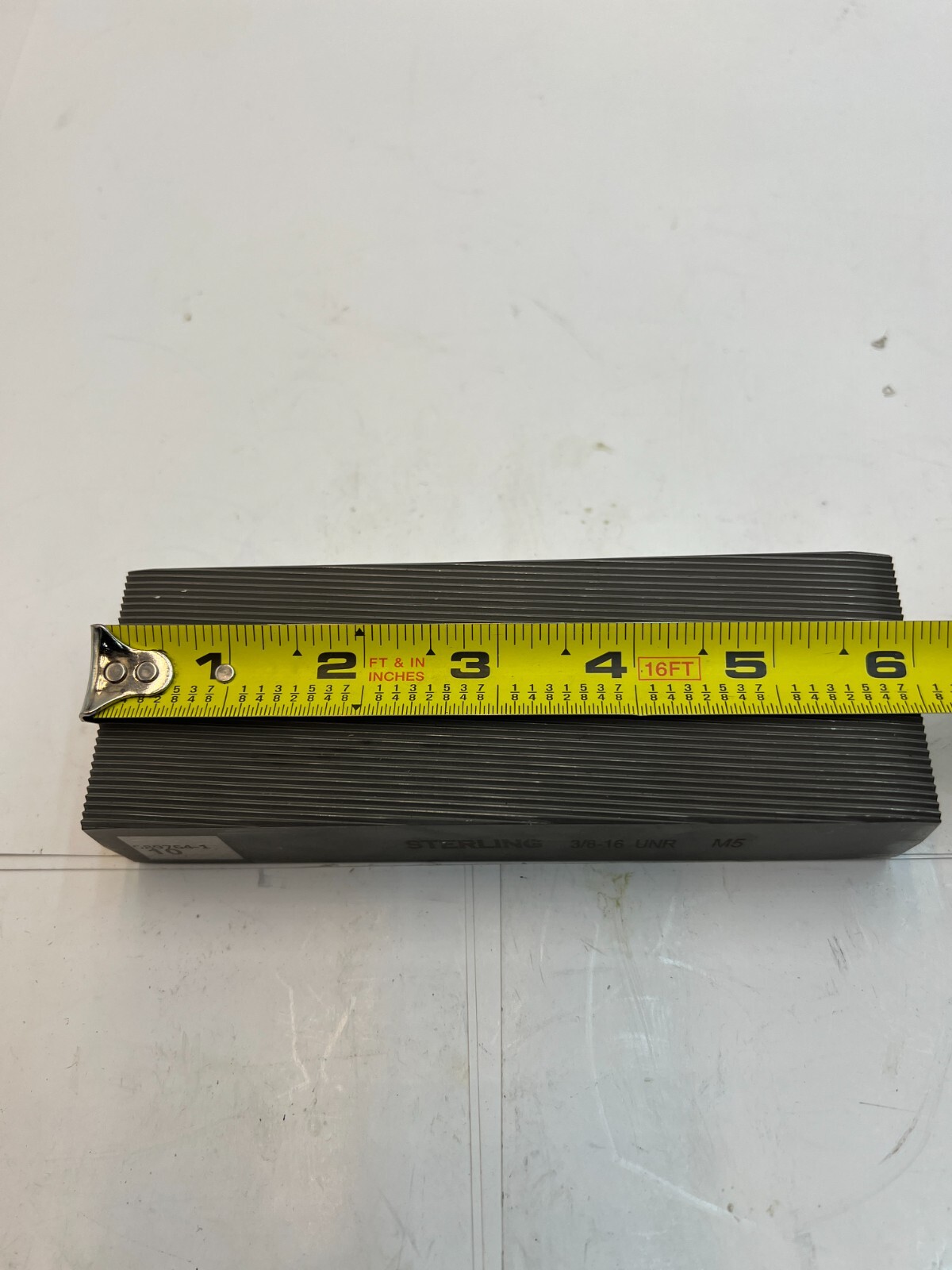 STERLING 589764-1 10 Machine Screw Duplex Die 3/8-16 UNR M5, 2-1/8 x 6 x 1-3/16″