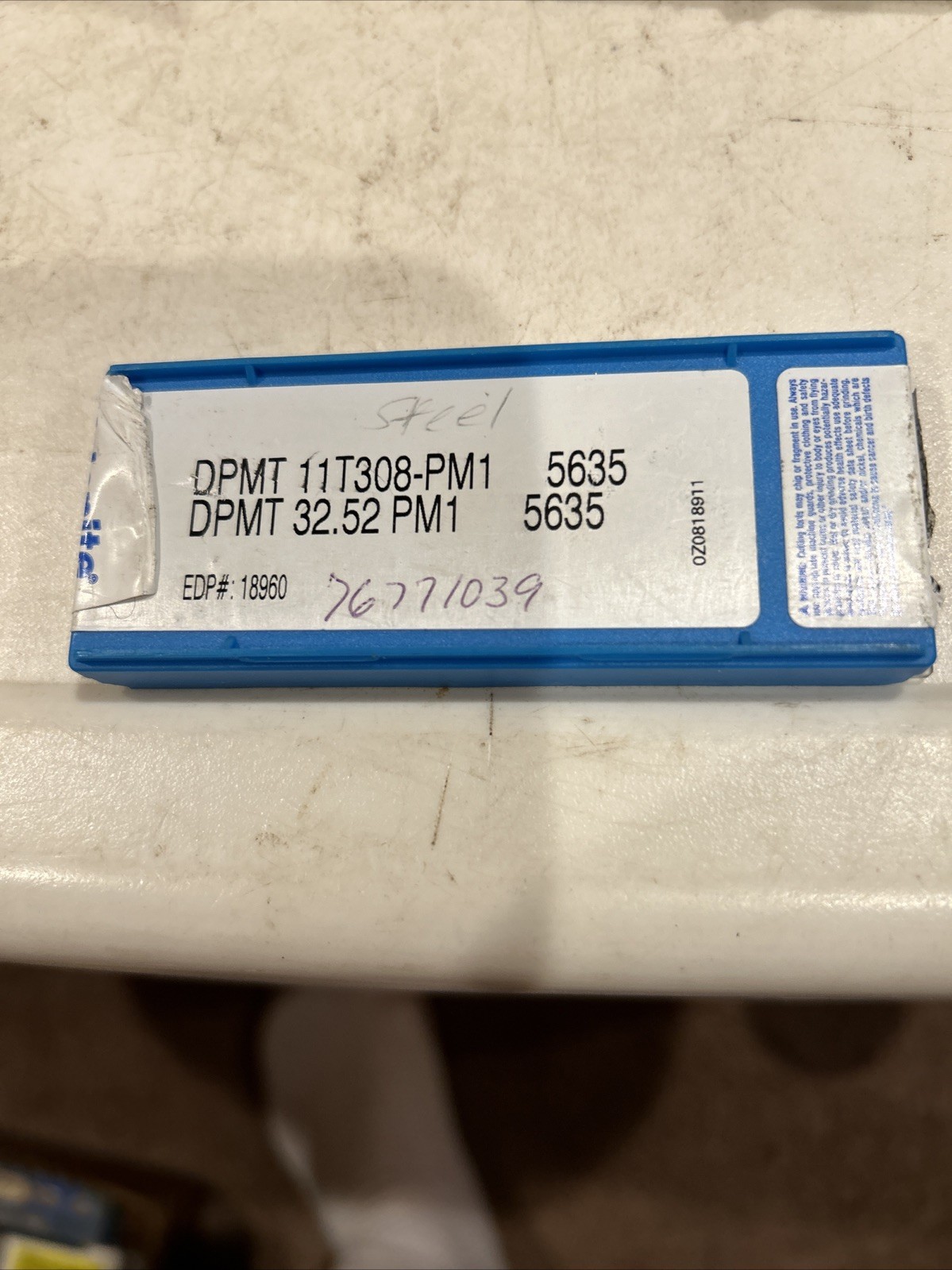 Walter Valenite Carbide Turning Inserts DPMT 11T308-PM1 5635 10 New Inserts
