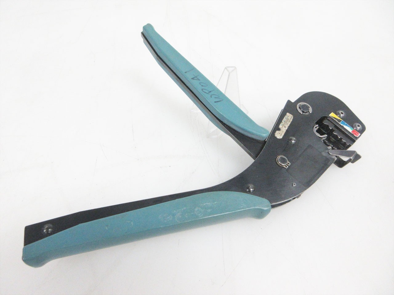 AMP 59824-1 HAND CRIMP TOOL TETRA PIDG PLASTI-GRIP FASTON # 22-10 AWG TYCO