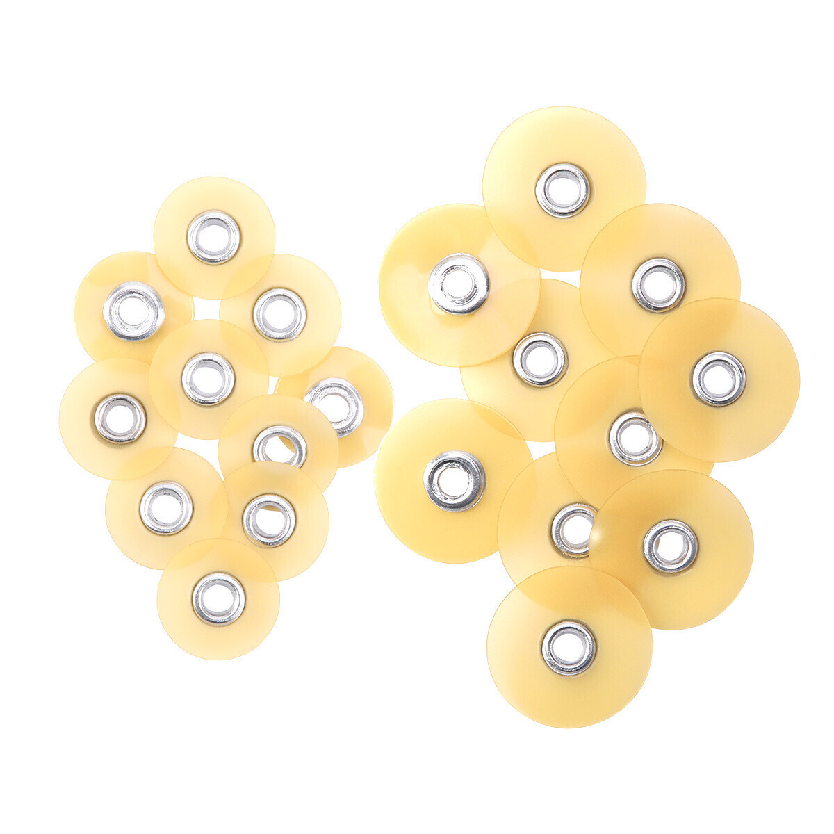 Dental Composite Finishing Polishing Discs /80pcs 12mm+14mm+2 Mandrel
