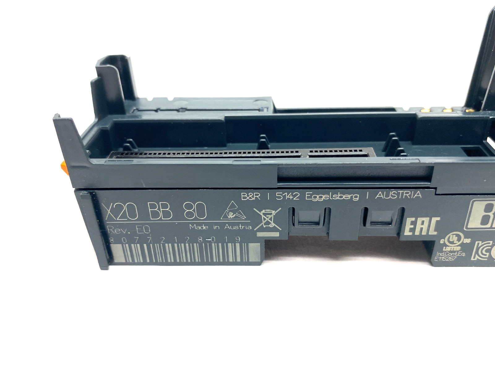 B&R Automation X20BB80 Bus Terminal Base Module BC/HUB