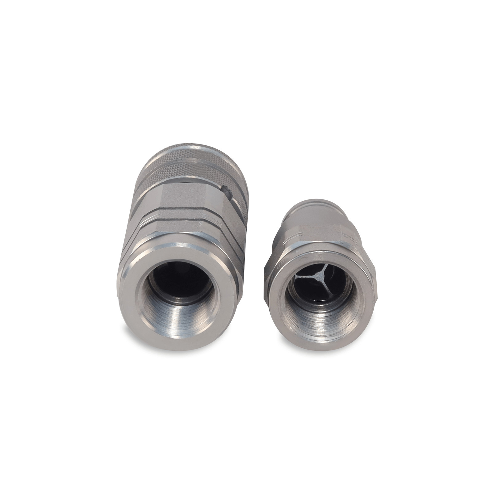 3/8″ Flat Face Hydraulic Quick Couplers Set – 1/2″ NPT Thread