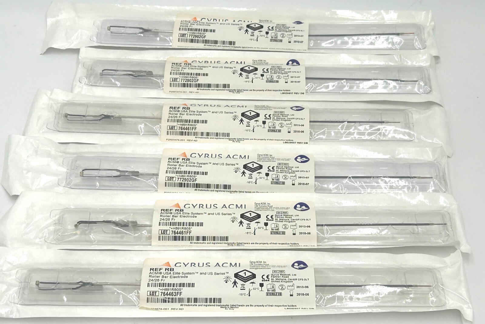 🇺🇸✅Acmi RB Roller Bar Electrode 24/26 Fr. Qty: 6