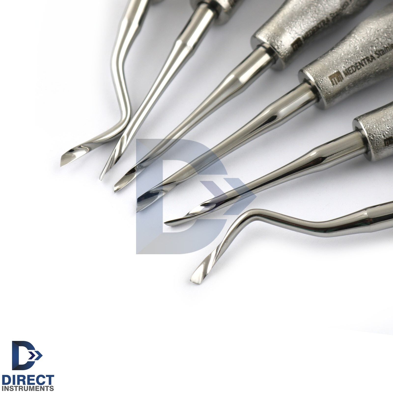6Pcs Set Dental Twist Point Root Elevators Luxating Tooth Extraction Surgical CE