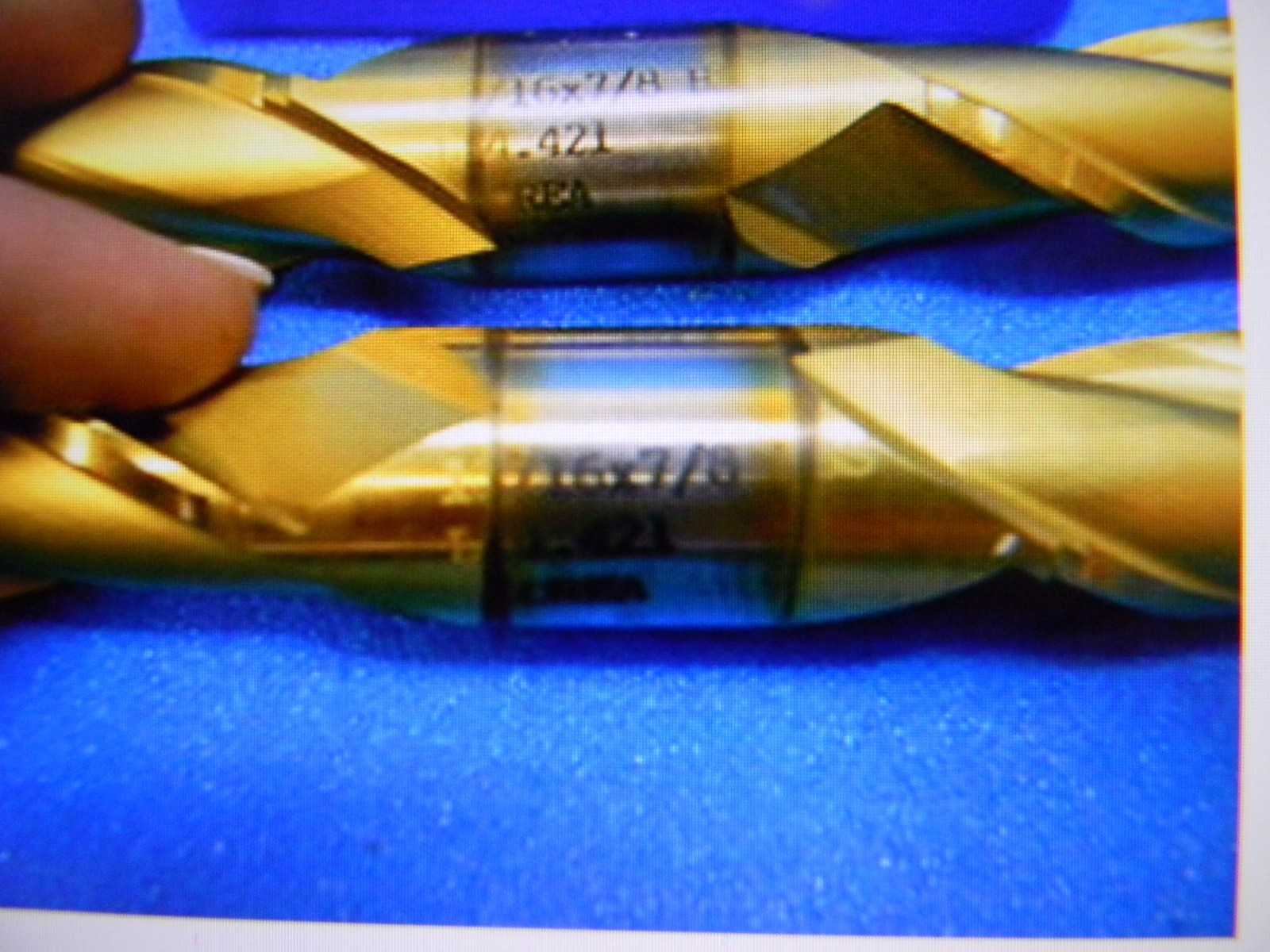 Value Collection Double End Mill 13/16" Dia. x1-9/16" LOC HSS 2FL TiN