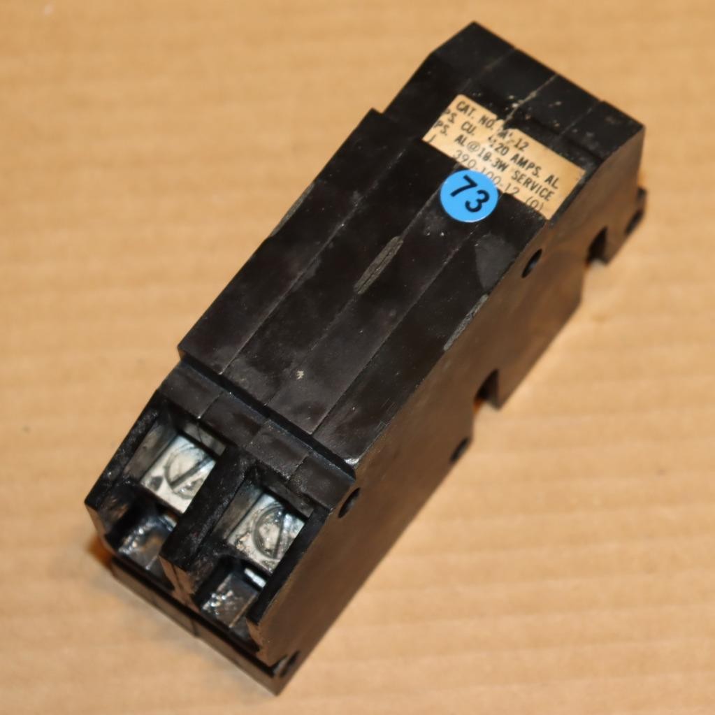 One Zinsco Sylvania ML-12 Main Lug Plug 120 Amp BU#73