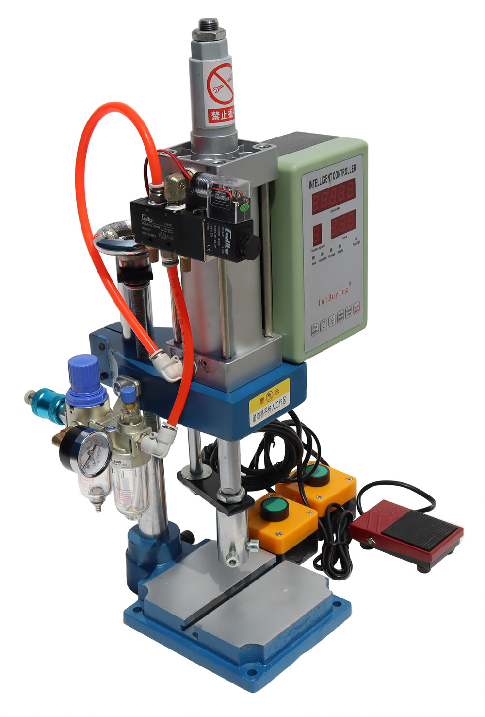 200KG/440LBS Pneumatic Punch Press Machine w/Digital Display Enhanced Frame Sale