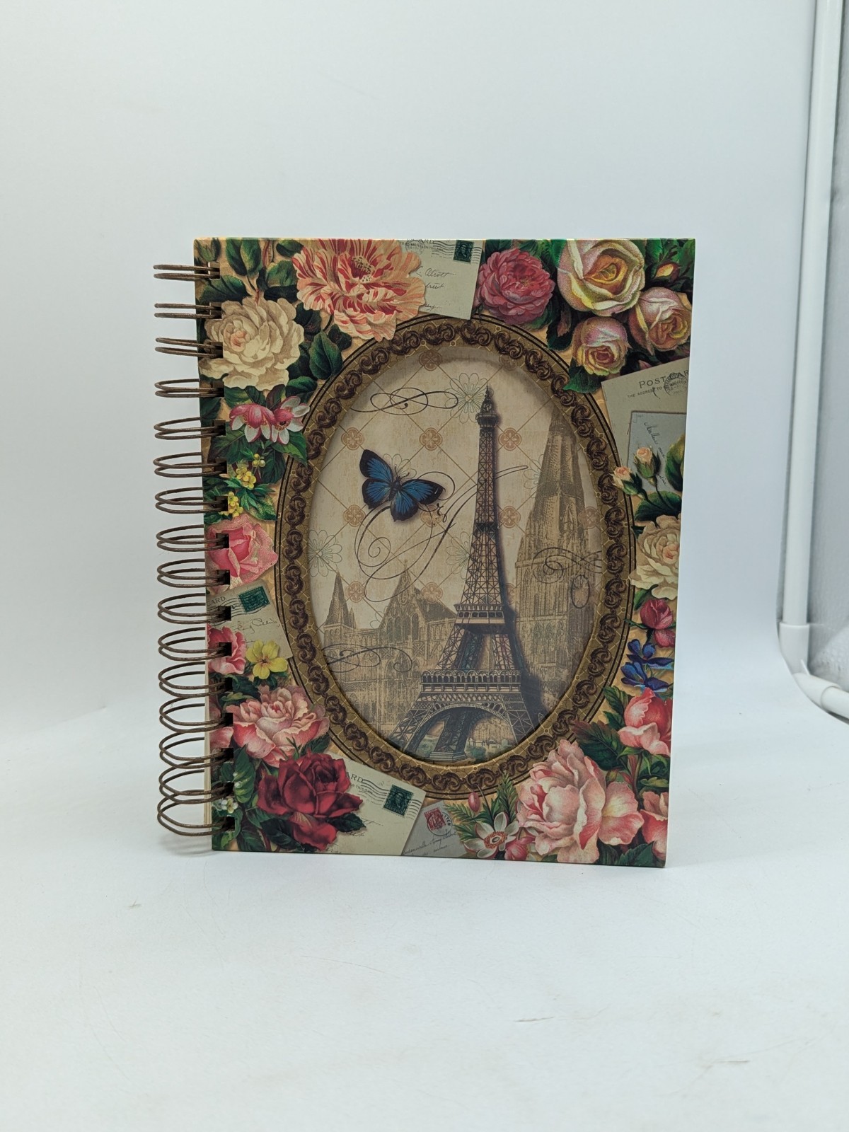 PUNCH Studio Floral Paris Cutout Embellished Notebook Journal 8.25″ x 6.5″