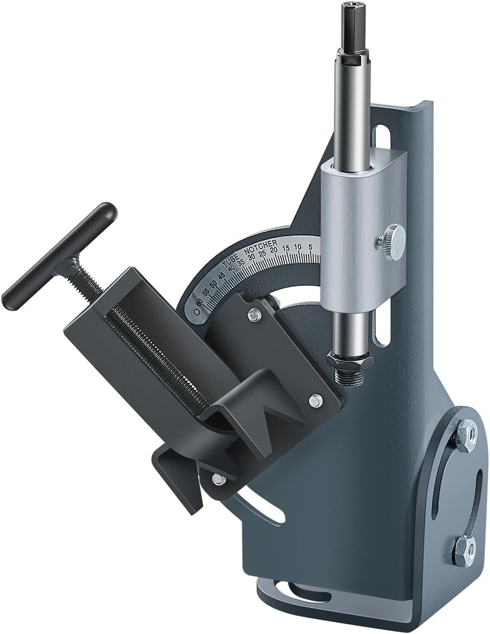 Versatile Adjustable Pipe Notcher for 1/2″ to 2″ Tubing, 0-60° Angles