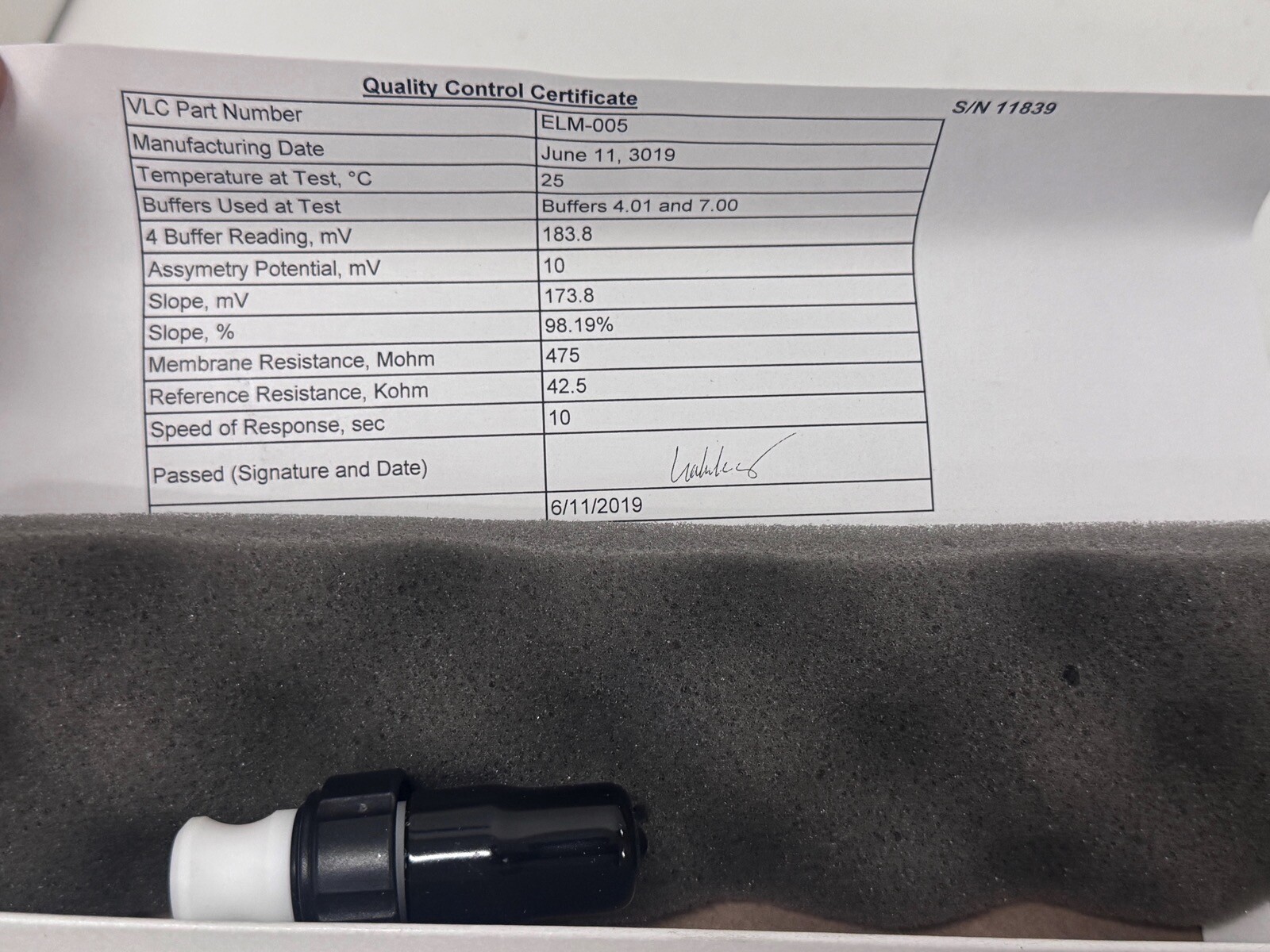 Cytiva pH Electrode for V9H-PH (Akta Pure)- Electrode Only ELM-005