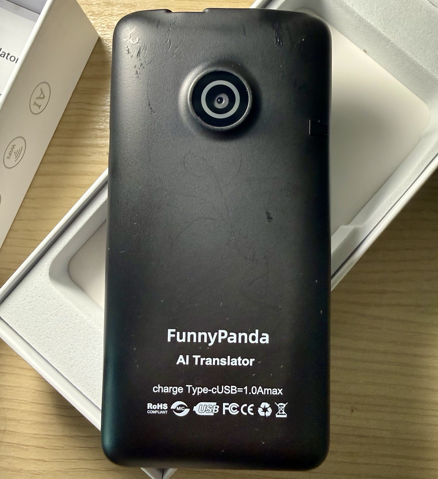 FUNNY PANDA Handheld WiFi Translator Device, English/Spanish Android Crack Disp