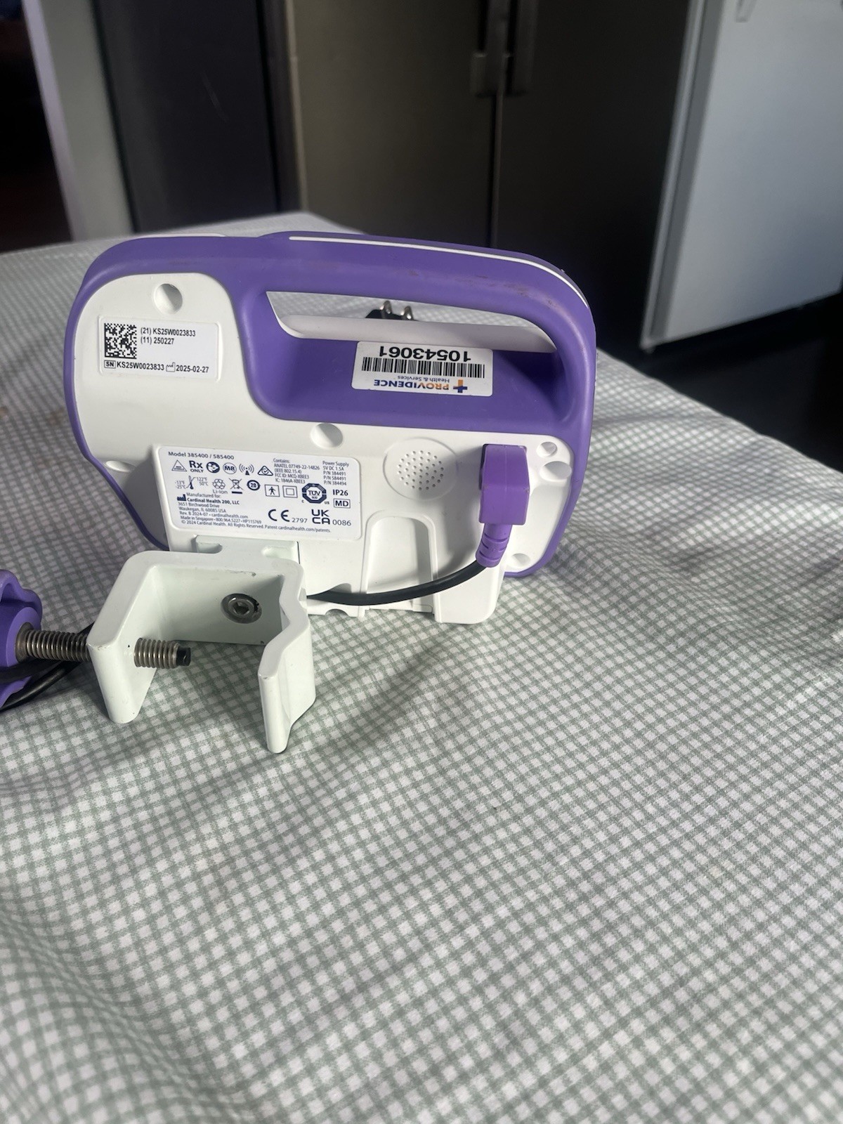 Cardinal Health Kangaroo OMNI Portable Enteral Feeding Pump Audible/Visual Alarm