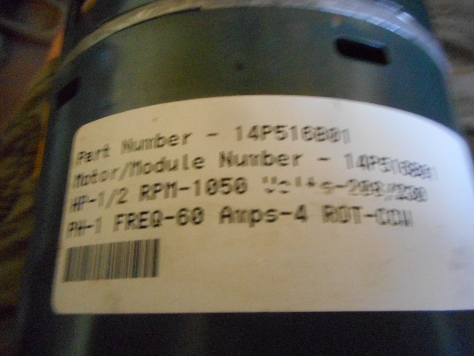 ECM 1/2HP Blower Motor GE 5SME39HL0252 stock no.5462 1/2HP 120/240V
