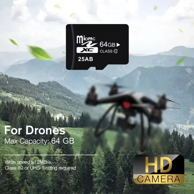 High Speed TF Micro SD Memory Card 4GB to 128GB for CCTV Drone Dash Camera