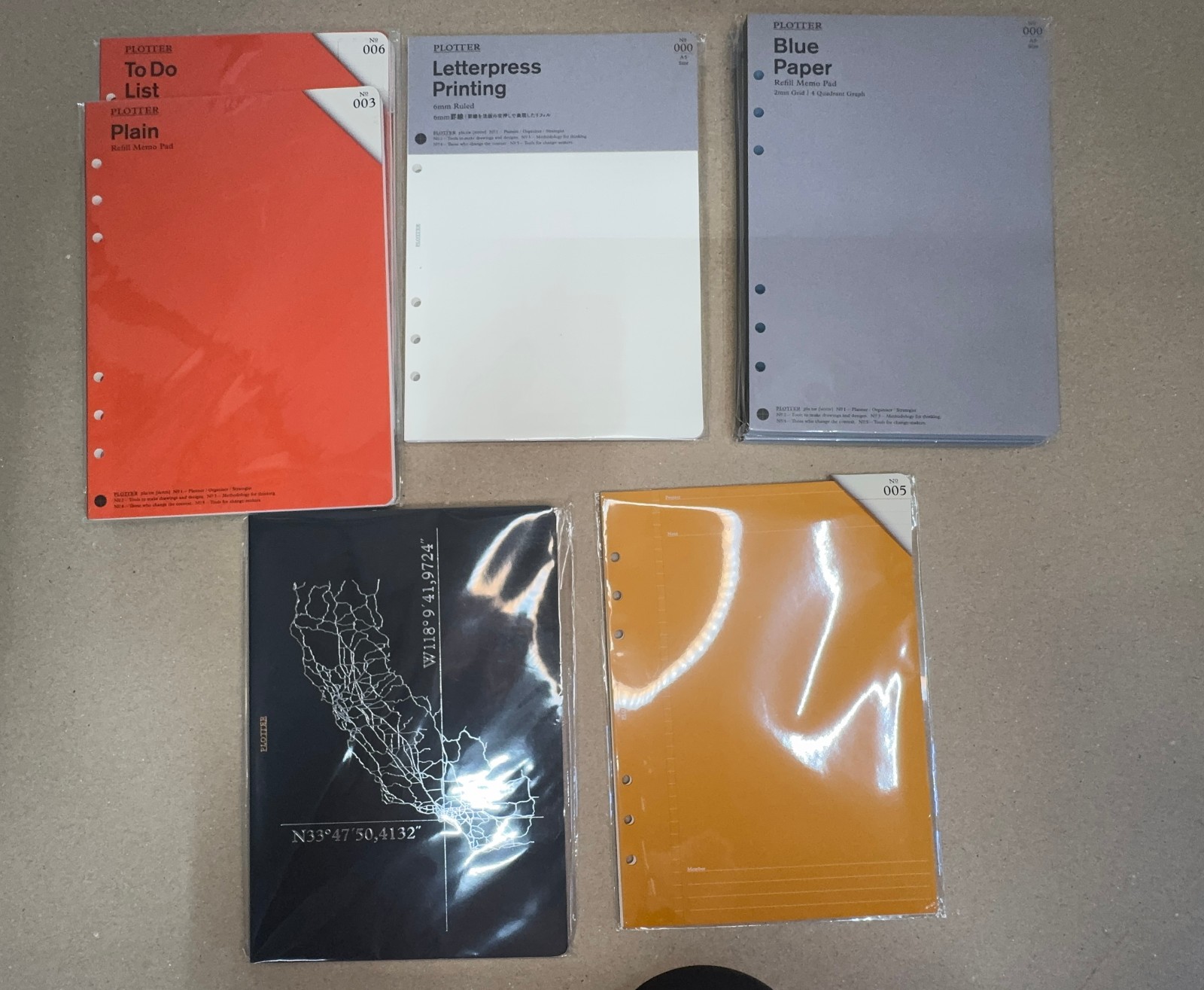 PLOTTER A5 Leather Notebook, Black & Matte Silver with Lots of Extras