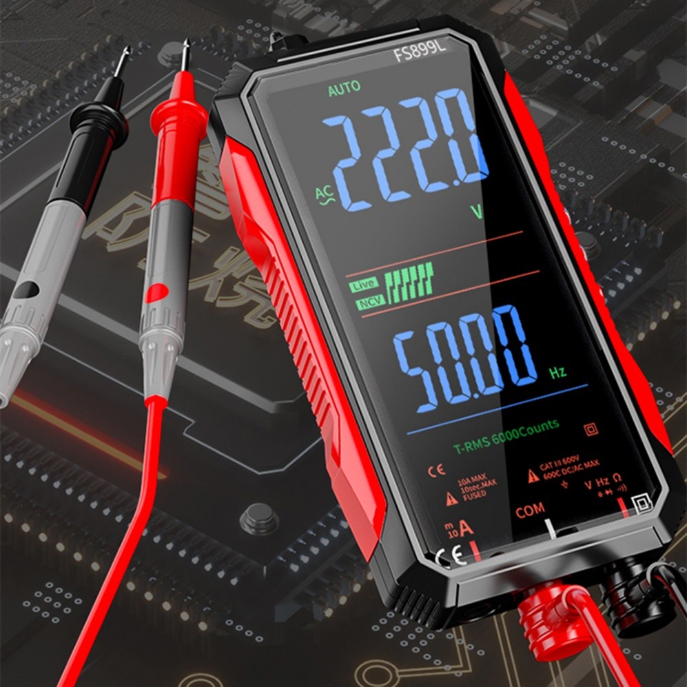 FS899S For Rechargeable Digital Multimeter with Voice Broadcast and Flashlight