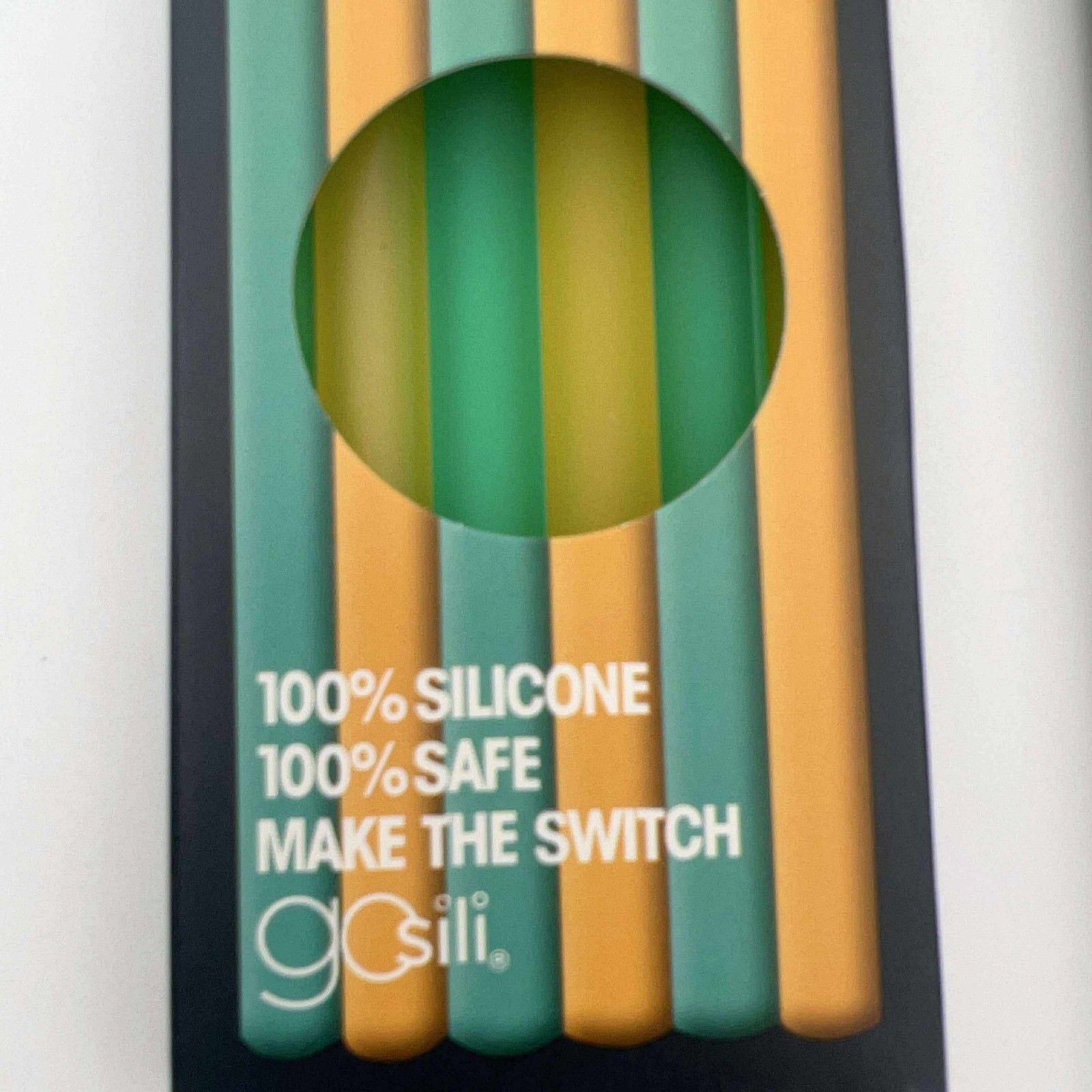 SiliKids Reusable Silicone Straws 6 Pack BPA Free Dishwasher Safe 2-Pack NWT