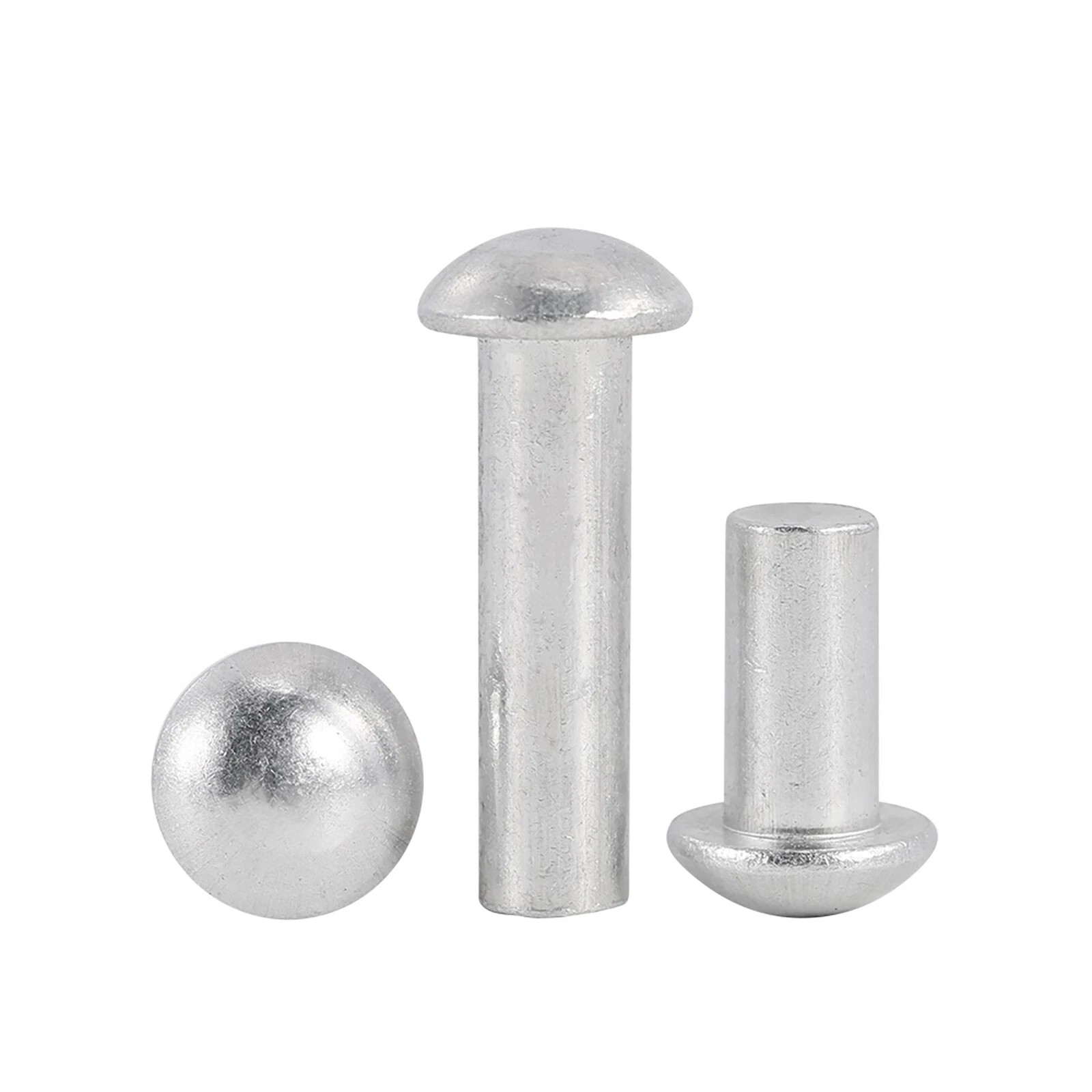 Solid Aluminium Round Head Rivets DIN 660 – 2mm 2.5mm 3mm 4mm 5mm 6mm 8mm