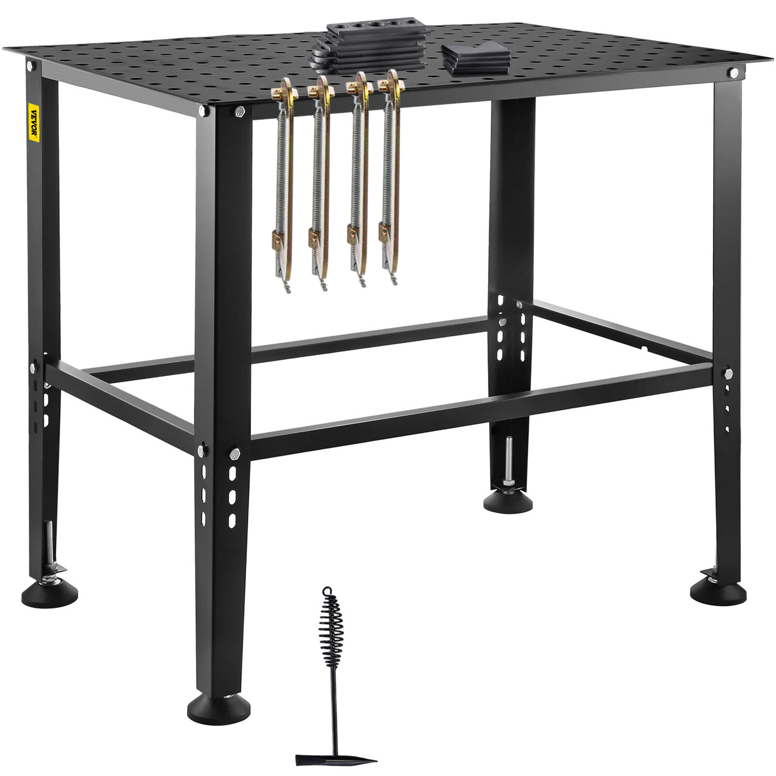 Welding Table 36″x24″ 800LBS Welding Workbench Table with Multiple Fixture Holes