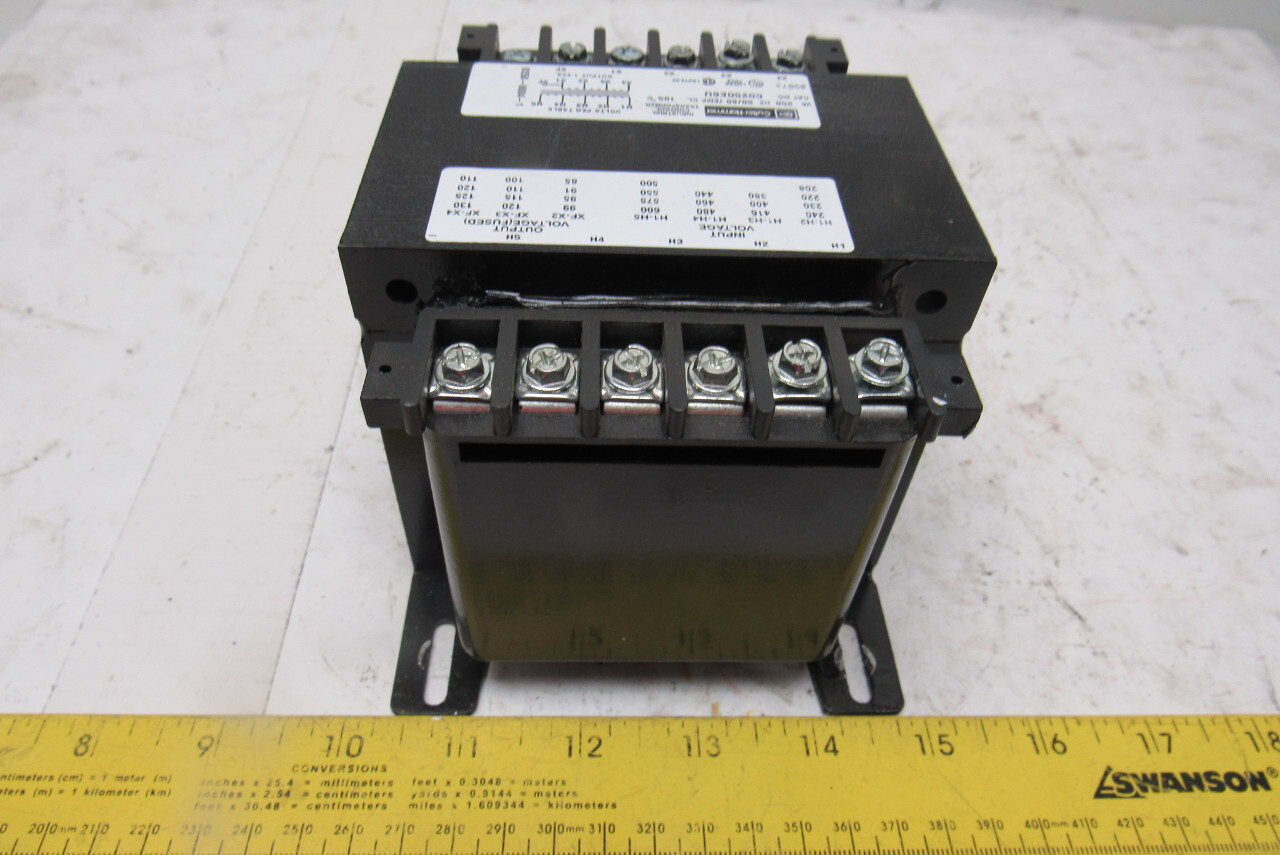 Cutler Hammer C0250E6U 250VA General Purpose Transformer 1 Phase