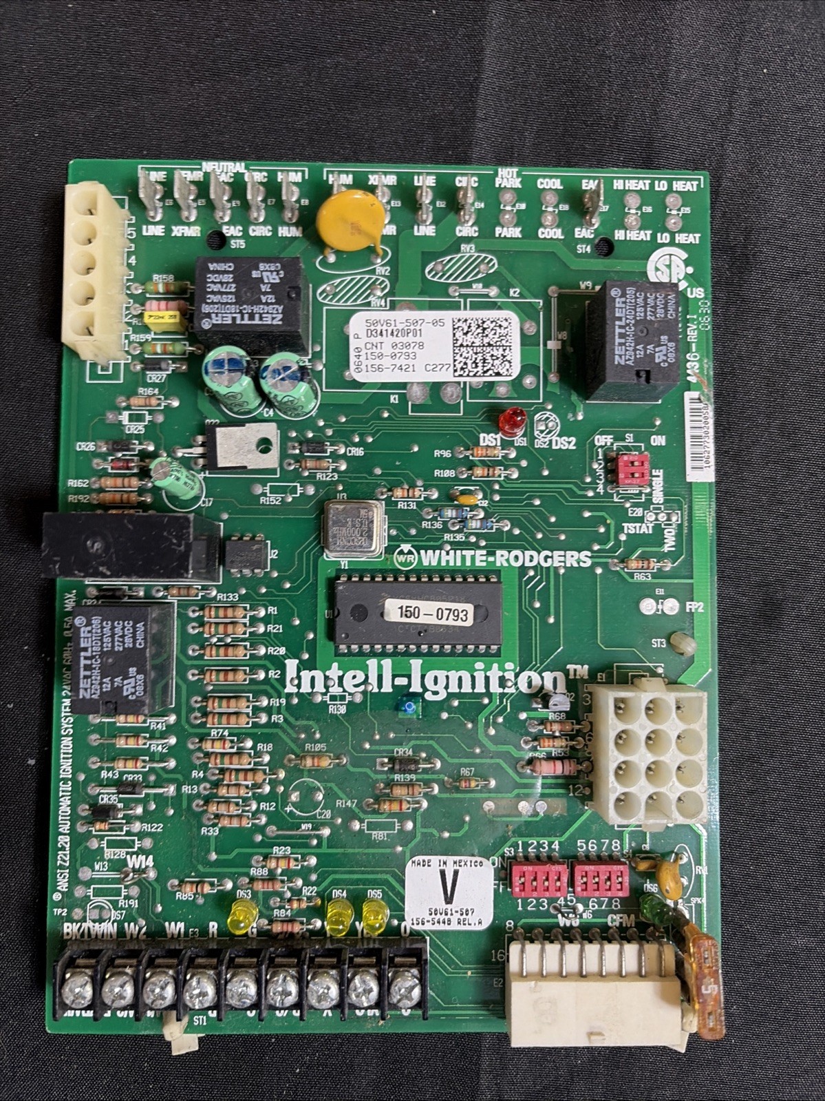 🔥50V61-507-05 Furnace Control Board D341420P01🔥
