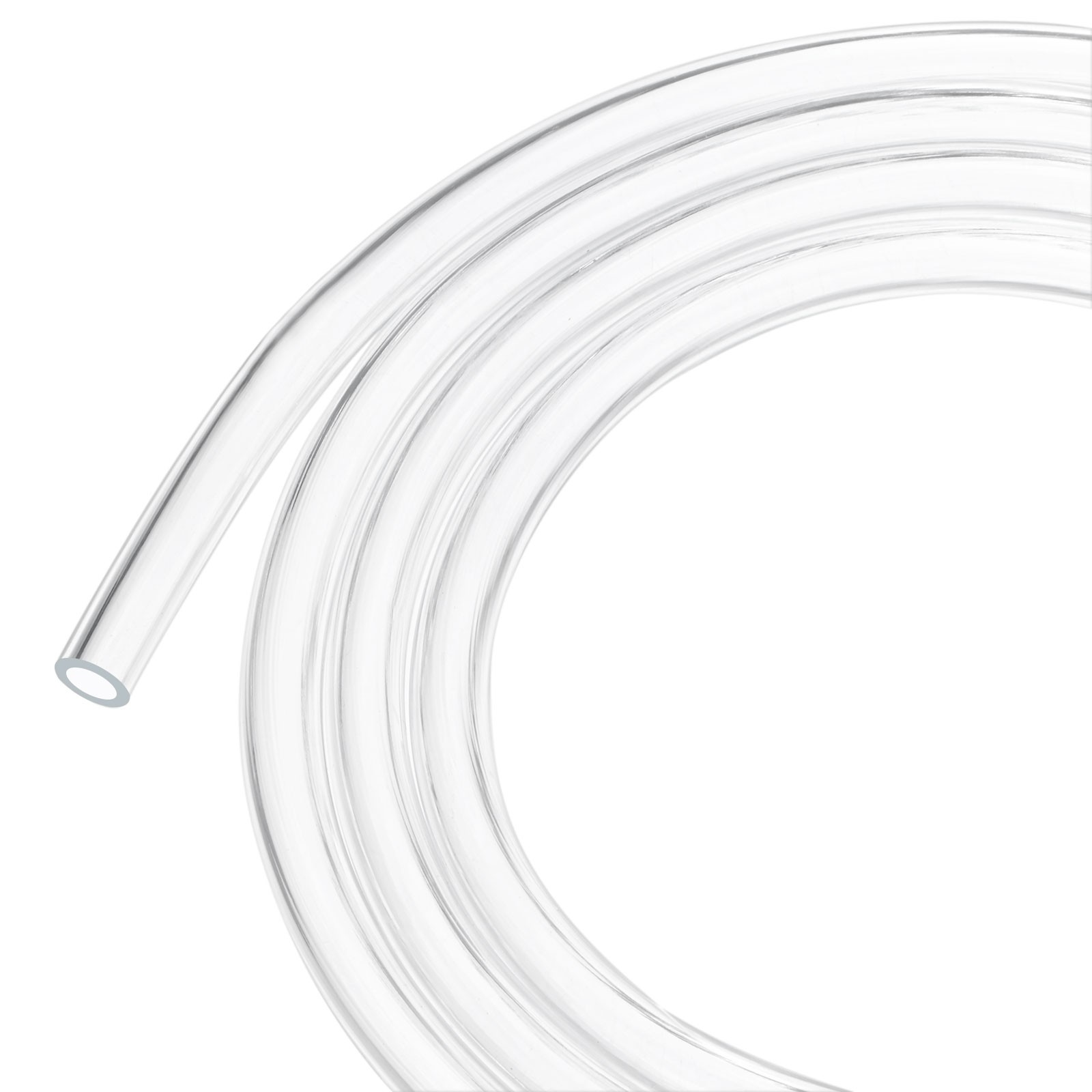 Clear Plastic Tubing, 0.2Inch(5mm) ID 0.32Inch(8mm) OD, 10ft(3.0m) Length