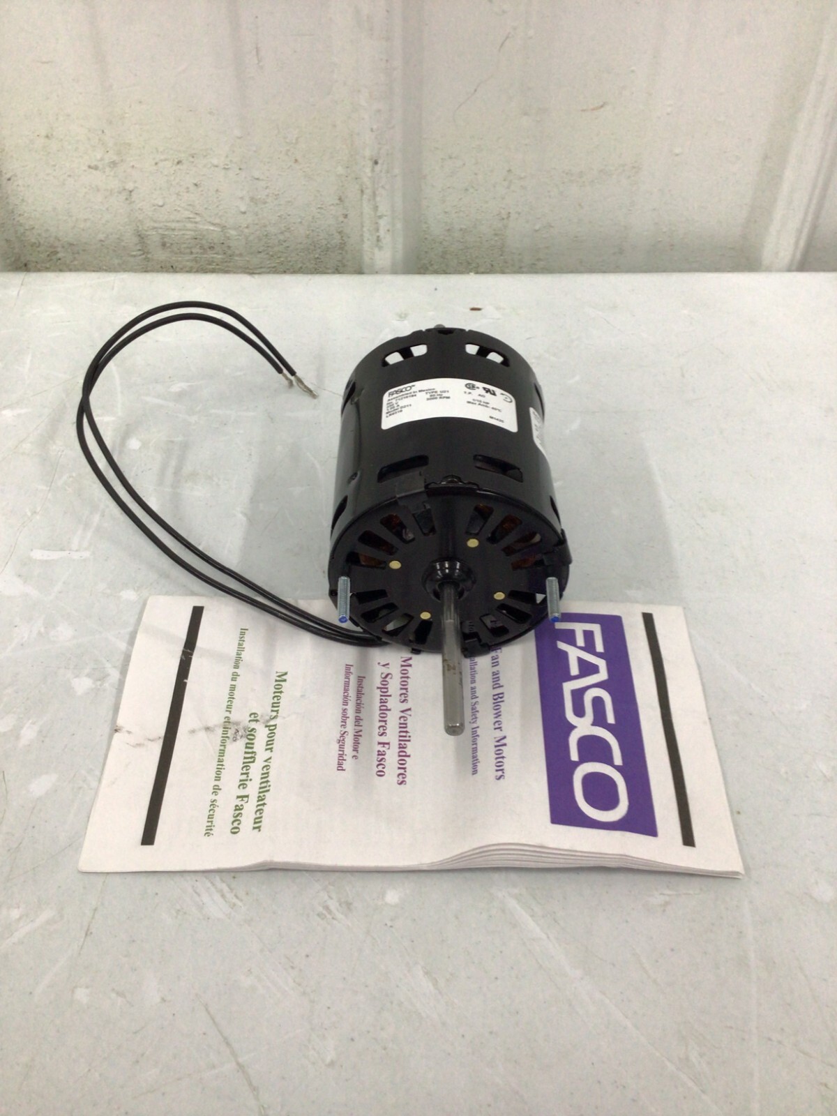 FASCO – D211 Motor,1/15 HP,3,000 rpm,115V